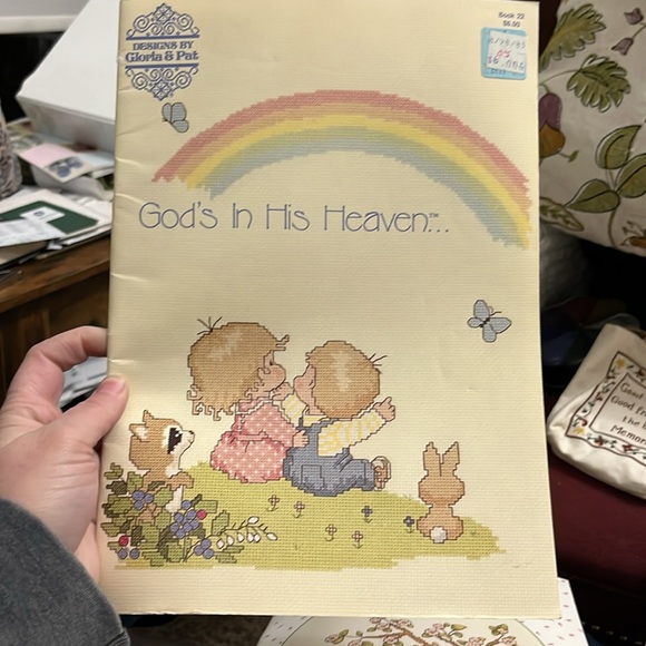 Set of 4 , Cross-Stitch Books, Angel Love, God’s In Heaven, Ziggy, & Precious - Picture 6 of 15